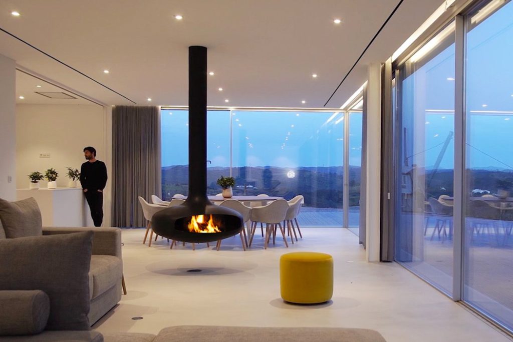 View of Fireplaces luxury designer