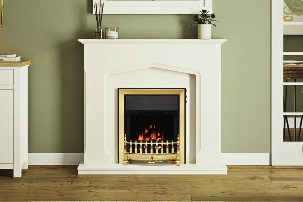 Be Modern Bramwell Timber Electric Fireplace